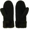 imageCC Kids Ages 4 to 7 Thick Fuzzy Fleeced Lined Matching Winter Mittens Gloves Star Black