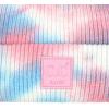 imageCC Kids Babies Soft Stretch Cable Knit Faux Fur Pom Pom Beanie HatTie Dye Baby PinkBaby Blue