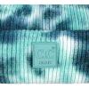 imageCC Kids Babies Soft Stretch Cable Knit Faux Fur Pom Pom Beanie HatTie Dye Deep TealSeagreen