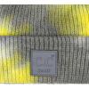 imageCC Kids Babies Soft Stretch Cable Knit Faux Fur Pom Pom Beanie HatTie Dye GrayYellow
