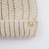 imageCC Kids Beanie Ages 25 Warm Chunky Thick Stretchy Knit Slouch Beanie Skull Kids Hat with PomBeige