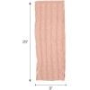 imageCC Kids Cable Knit Infinity Scarf For Boys Girls  Comfortable Soft Warm Children Youth Knit MufflerIndi Pink