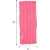 imageCC Kids Cable Knit Infinity Scarf For Boys Girls  Comfortable Soft Warm Children Youth Knit MufflerNew Candy Pink