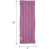 imageCC Kids Cable Knit Infinity Scarf For Boys Girls  Comfortable Soft Warm Children Youth Knit MufflerNew Lavender