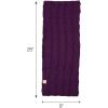 imageCC Kids Cable Knit Infinity Scarf For Boys Girls  Comfortable Soft Warm Children Youth Knit MufflerPurple