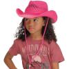 imageCC Kids Cowboy HatAdjustable Chin Straphot Pink