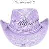 imageCC Kids Cowboy HatAdjustable Chin Straplavender