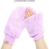 imageCC Kids Faux Fur Sherpa Lined Convertible MittensLavender