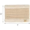 imageCC Kids Ribbed Neck Warmer For Boys Girls  Comfortable Soft Warm Children Youth Knit Neck Gaiter with Fuzzy LiningBeige