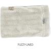 imageCC Kids Ribbed Neck Warmer For Boys Girls  Comfortable Soft Warm Children Youth Knit Neck Gaiter with Fuzzy LiningBeige