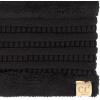 imageCC Kids Ribbed Neck Warmer For Boys Girls  Comfortable Soft Warm Children Youth Knit Neck Gaiter with Fuzzy LiningBlack