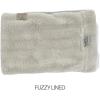 imageCC Kids Ribbed Neck Warmer For Boys Girls  Comfortable Soft Warm Children Youth Knit Neck Gaiter with Fuzzy LiningLtmel Grey