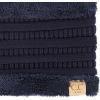 imageCC Kids Ribbed Neck Warmer For Boys Girls  Comfortable Soft Warm Children Youth Knit Neck Gaiter with Fuzzy LiningNavy