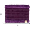 imageCC Kids Ribbed Neck Warmer For Boys Girls  Comfortable Soft Warm Children Youth Knit Neck Gaiter with Fuzzy LiningPurple
