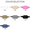 imageCC Large Fanny Pack  MultiColor Belt Bag 100 Polyester Adjustable Strap Lightweight Waist Pack BeigeNavy