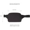 imageCC Large Fanny Pack  MultiColor Belt Bag 100 Polyester Adjustable Strap Lightweight Waist Pack BeigeTaupe