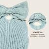imageCC Messy Bun SnapOn Bow Beanie with Sequins for WomenBlue