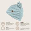 imageCC Messy Bun SnapOn Bow Beanie with Sequins for WomenBlue