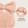 imageCC Messy Bun SnapOn Bow Beanie with Sequins for WomenIndi Pink