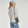 imageCC Mini Sling Crossbody Belt Bag  MultiColor 100 Nylon Lightweight Small PouchDk Grey