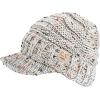 imageCC Mommy and Me Beanies Women Kids Toddler Infant Mom and Baby Matching Christmas Outfits Winter Visor BrimAdult  Toddler  Oatmeal