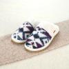 imageCC MultiOption Colorful SlipOn Slippers With Faux Fur Lining IndoorOutdoor House For WomenKnitted Aztec Ombre  Purple Mix