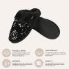 imageCC MultiOption Colorful SlipOn Slippers With Faux Fur Lining IndoorOutdoor House For WomenSequin  Black