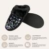 imageCC MultiOption Colorful SlipOn Slippers With Faux Fur Lining IndoorOutdoor House For WomenSequin  PurpleBlack