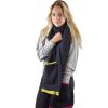 imageCC Multicolored Soft Winter Warm Sherpa Knit Pocket Extra Long Shawl ScarfBlackMulti