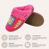 imageCC Pattern Knitted SlipOn Slippers With Faux Fur Lining IndoorOutdoor House For WomenCrochet Fuchsia