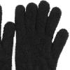 imageCC Plush Terry Chenille Gloves For Women  Fuzzy Stretchable Soft Warm Cold weather Winter GlovesBlack