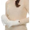 imageCC Plush Terry Chenille Gloves For Women  Fuzzy Stretchable Soft Warm Cold weather Winter GlovesIvory