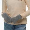 imageCC Plush Terry Chenille Gloves For Women  Fuzzy Stretchable Soft Warm Cold weather Winter GlovesLt Mel Grey