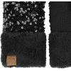 imageCC Sequin Mittens For Women  Stretchable Soft Warm Cold weather Winter GlovesBlack