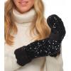 imageCC Sequin Mittens For Women  Stretchable Soft Warm Cold weather Winter GlovesBlack