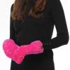 imageCC Sequin Mittens For Women  Stretchable Soft Warm Cold weather Winter GlovesHot Pink