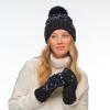 imageCC Sequin Mittens For Women  Stretchable Soft Warm Cold weather Winter GlovesPurple  Black