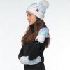 imageCC Sequin Mittens For Women  Stretchable Soft Warm Cold weather Winter GlovesWhite