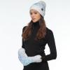 imageCC Sequin Mittens For Women  Stretchable Soft Warm Cold weather Winter GlovesWhite