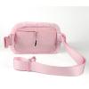 imageCC Sherpa Fanny Pack For Women Unisex  Fuzzy Daily Waist Crossbody Belt bag With Adjustable Strap TealFuzzyBaby Pink