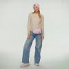 imageCC Sherpa Fanny Pack For Women Unisex  Fuzzy Daily Waist Crossbody Belt bag With Adjustable Strap TealFuzzyBaby Pink
