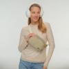 imageCC Sherpa Fanny Pack For Women Unisex  Fuzzy Daily Waist Crossbody Belt bag With Adjustable Strap TealFuzzyBeige