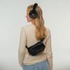 imageCC Sherpa Fanny Pack For Women Unisex  Fuzzy Daily Waist Crossbody Belt bag With Adjustable Strap TealFuzzyBlack