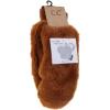 imageCC Soft Faux Fur Fuzzy Lined Flip Up Down Top Fingerless Mitten Gloves Solid Beige