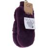 imageCC Soft Faux Fur Fuzzy Lined Flip Up Down Top Fingerless Mitten Gloves Solid Beige
