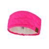 imageCC Soft Stretch Winter Warm Cable Knit Fuzzy Lined Ear Warmer Headband Neon Hot Pink
