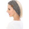 imageCC Soft Stretch Winter Warm Cable Knit Fuzzy Lined Ear Warmer Headband3 Tone Brown
