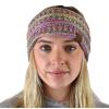 imageCC Soft Stretch Winter Warm Cable Knit Fuzzy Lined Ear Warmer HeadbandBright Mix