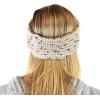 imageCC Soft Stretch Winter Warm Cable Knit Fuzzy Lined Ear Warmer HeadbandChenille Confetti Oatmeal