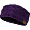 imageCC Soft Stretch Winter Warm Cable Knit Fuzzy Lined Ear Warmer HeadbandDark Purple